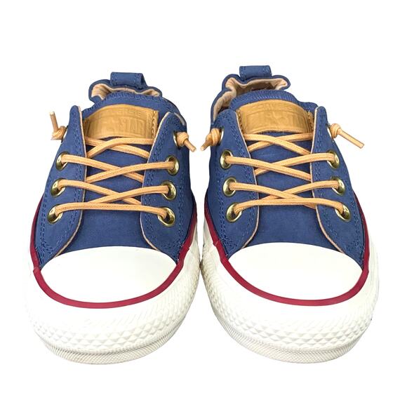 Converse Women's Shoreline Blue White Slip On Sneaker Size US 6 - Picture 6 of 9